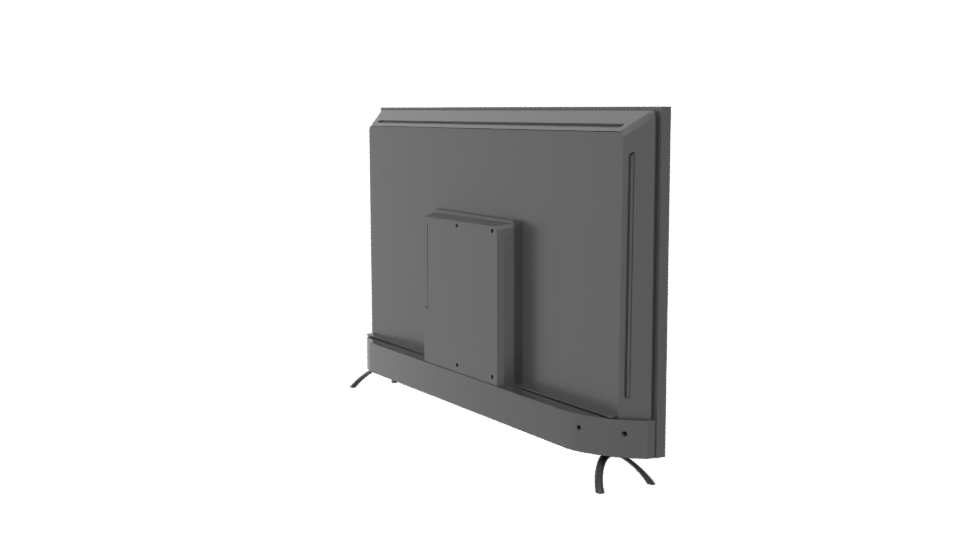 Sleek Modern Television Model - Professional 3D Model Render 7