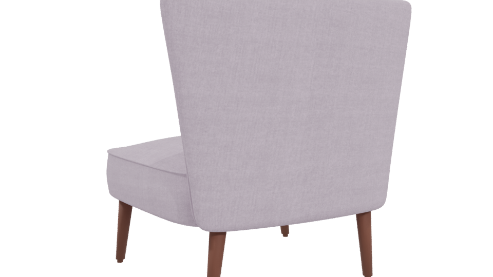 Stylish Modern Accent Chair 3D Model - Professional 3D Model Render 4