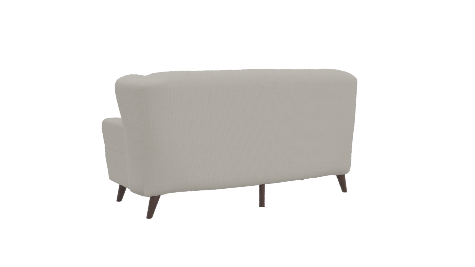 Elegant Fabric Sofa 3D Model - Professional 3D Model Render 4