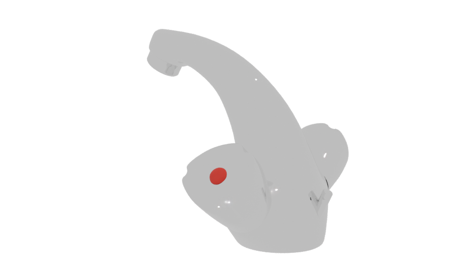 Monoblock Bathroom Faucet 3D - Professional 3D Model Render 3