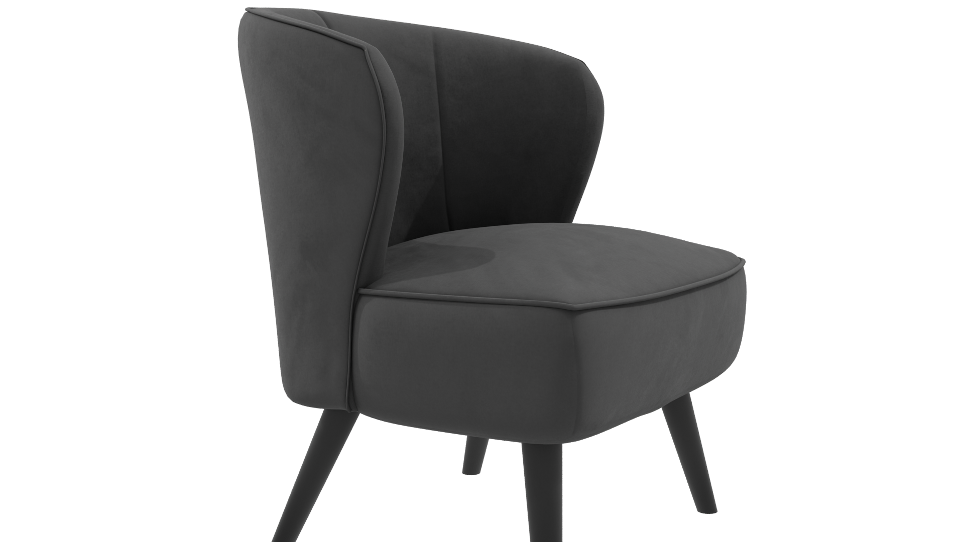Stylish Modern Accent Chair 3D - Professional 3D Model Render 9