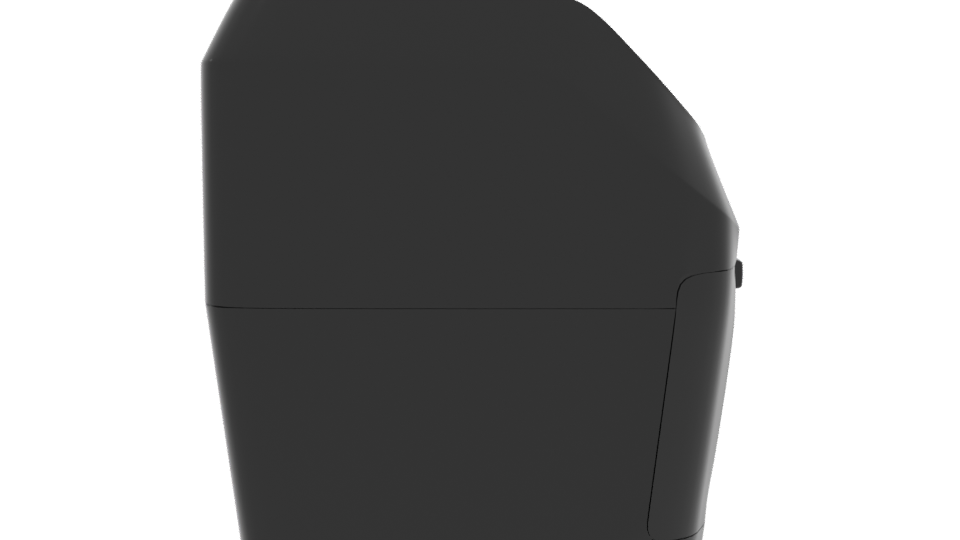 Modern Digital Air Fryer 3D Model - Professional 3D Model Render 8