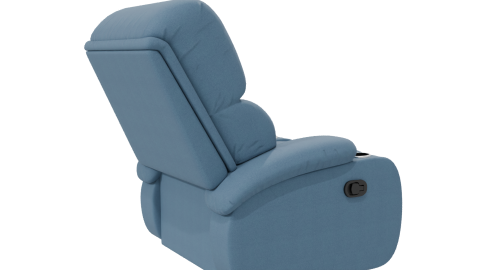 Luxurious Recliner Chair 3D Model - Professional 3D Model Render 7