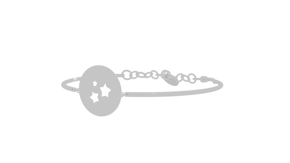 Stylish Friendship Bracelet 3D Model - Professional 3D Model Render 12