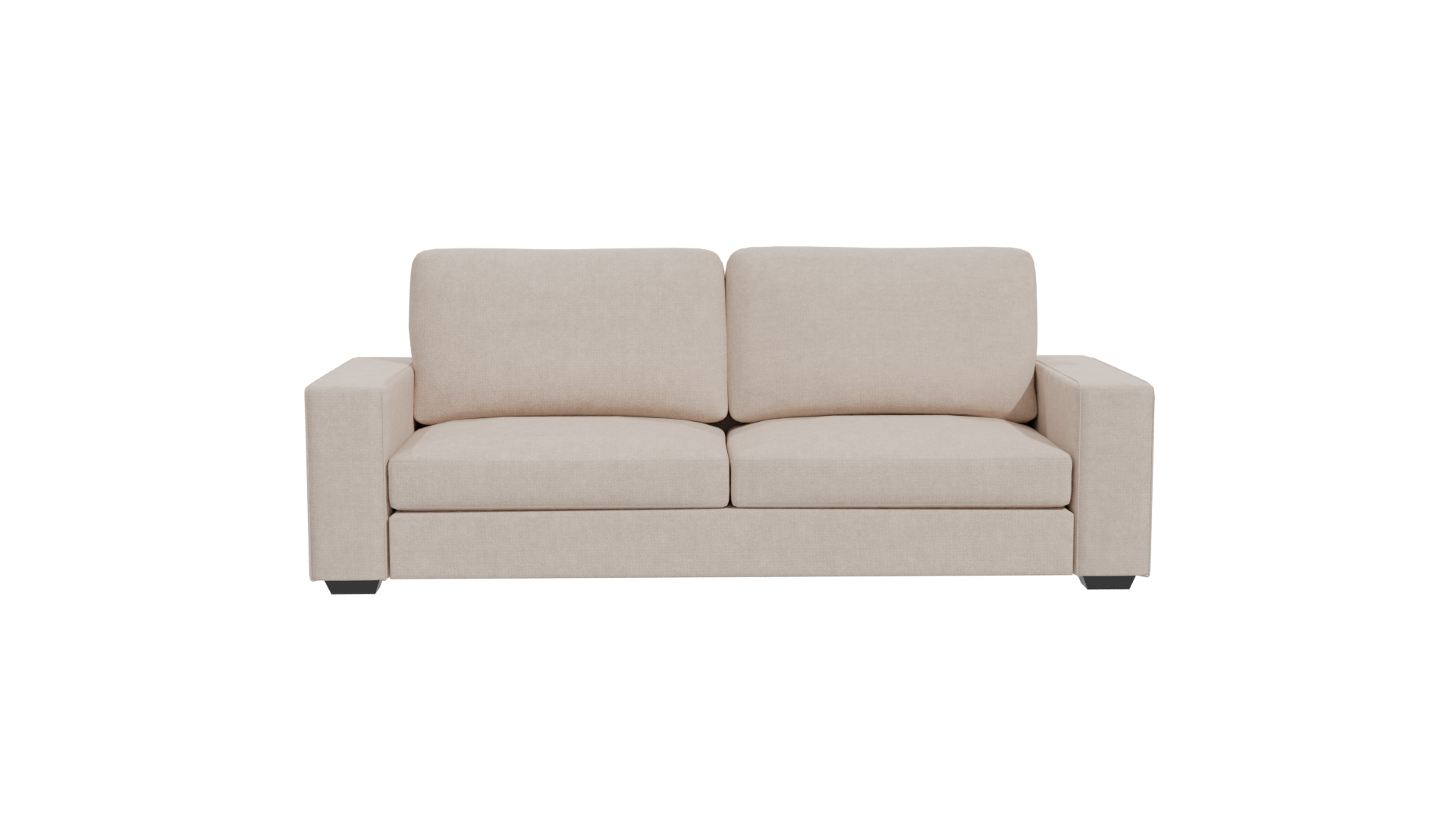 Contemporary Fabric Sofa 3D Model - Professional 3D Model Render 11