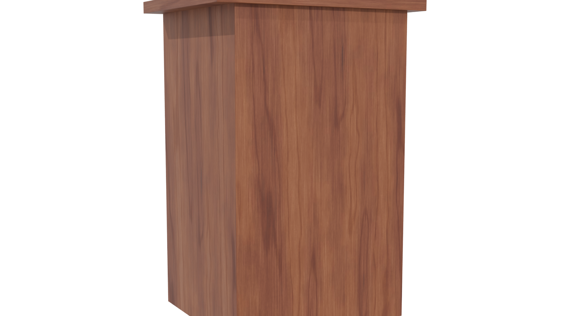 Elegant Wooden Console Table 3D - Professional 3D Model Render 4