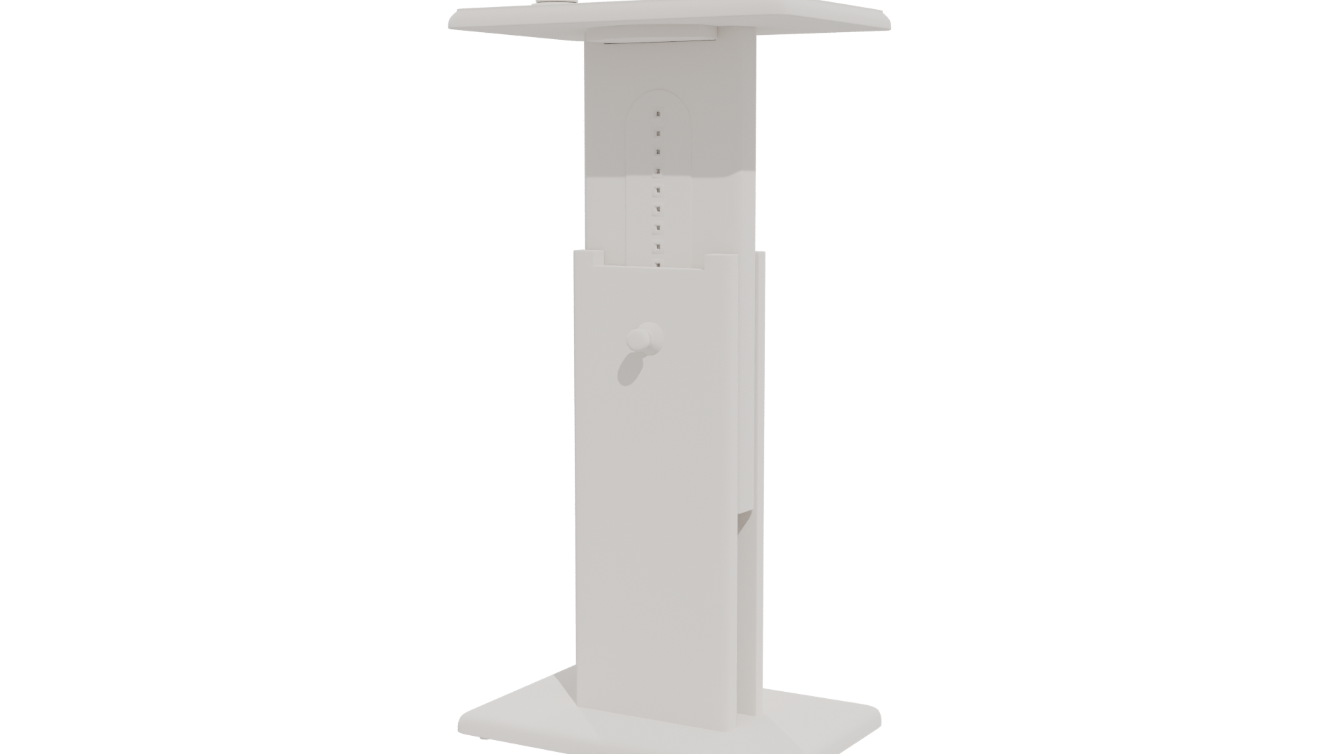 Stylish Wooden Podium 3D Model - Professional 3D Model Render 4