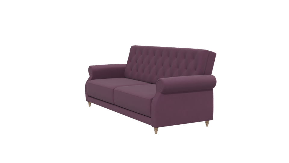 Elegant Purple Sofa 3D Model - Professional 3D Model Render 13