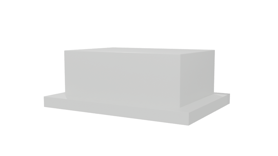 Contemporary Minimalist Display Base - Professional 3D Model Render 6