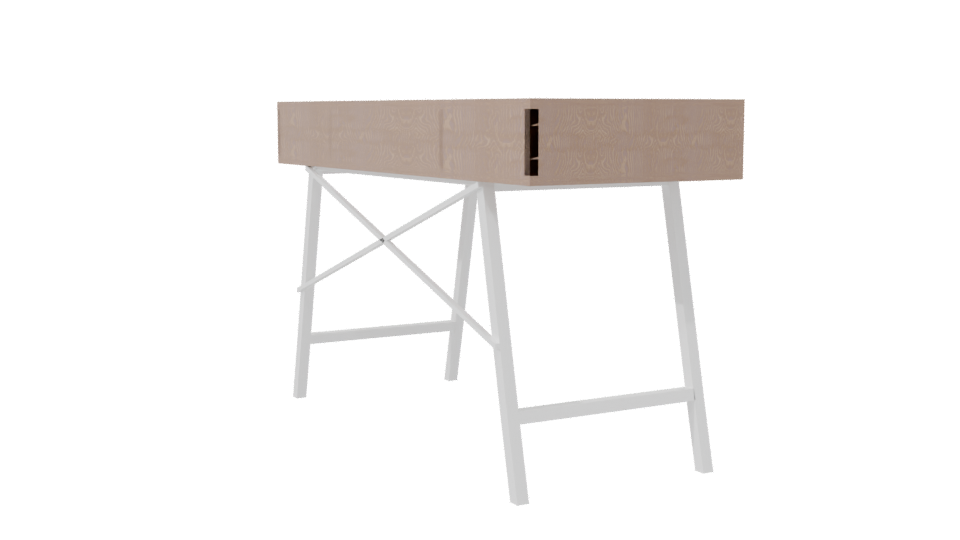 Stylish Minimalist Desk Model - Professional 3D Model Render 7