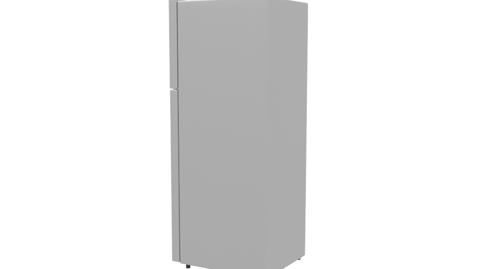 Sleek Modern Refrigerator 3D Model - Professional 3D Model Render 3