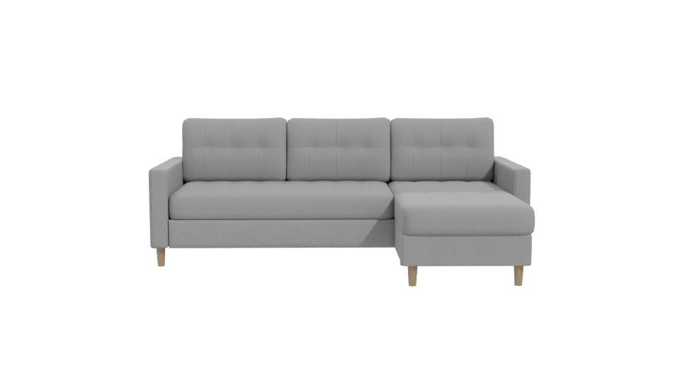 Modern Grey Sofa 3D Model - Professional 3D Model Render 11