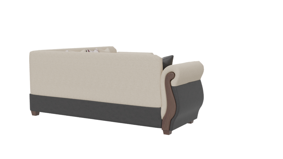 Elegant Corner Sofa 3D Model - Professional 3D Model Render 6