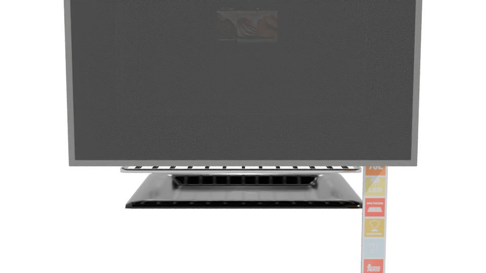 Sleek Digital Oven 3D Model - Professional 3D Model Render 11