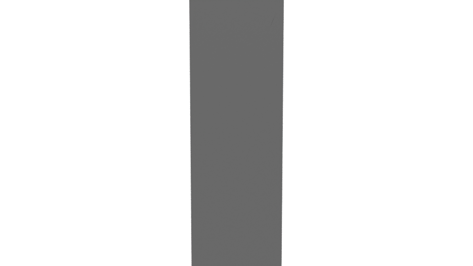 Elegant Stainless Steel Refrigerator Model - Professional 3D Model Render 5