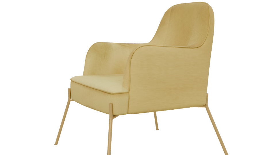 Stylish Minimalist Armchair Model - Professional 3D Model Render 13