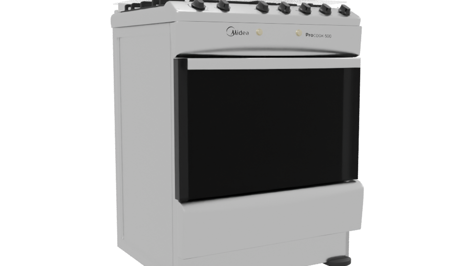 Stylish Modern Refrigerator 3D - Professional 3D Model Render 13