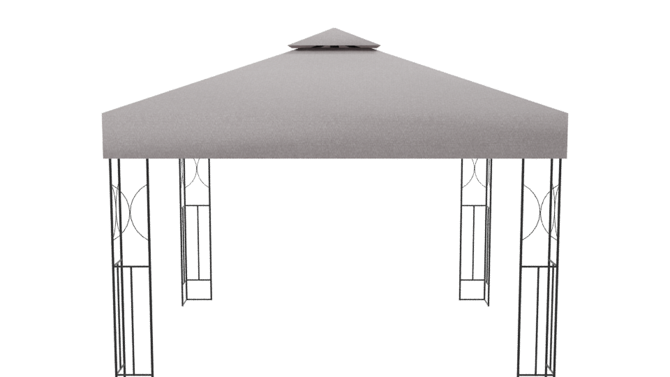 Stylish Outdoor Canopy Tent 3D - Professional 3D Model Render 8