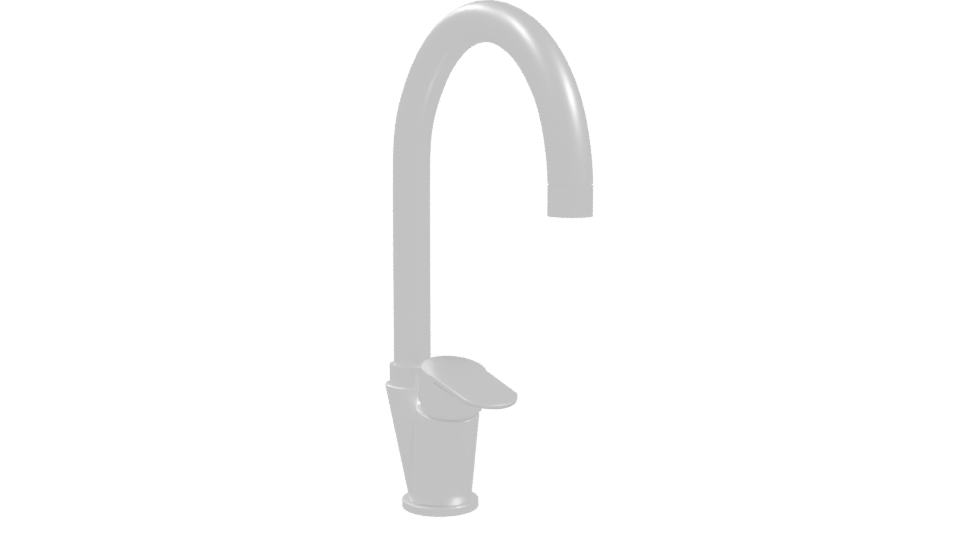 Sleek Modern Faucet 3D Model - Professional 3D Model Render 10