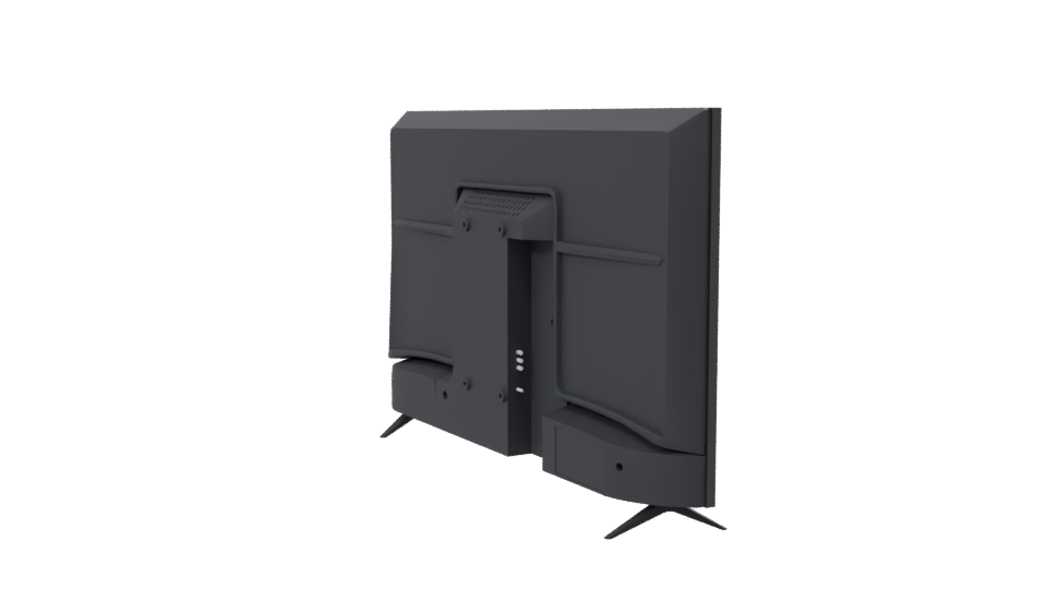 Sleek Flat Screen TV Model - Professional 3D Model Render 7