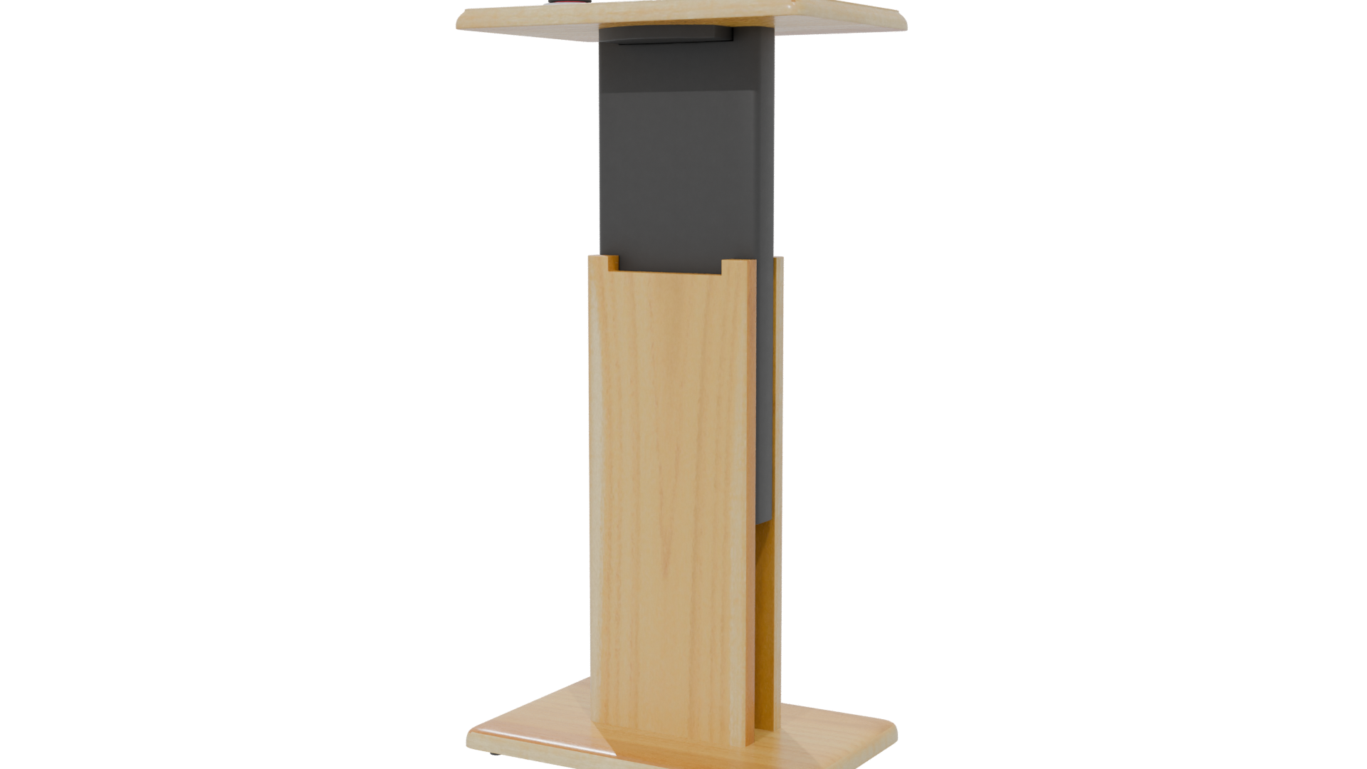 Stylish Wooden Podium 3D Model - Professional 3D Model Render 21