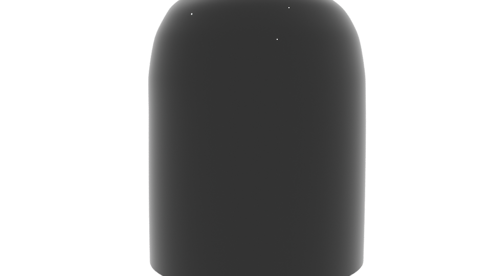 Sleek Black Air Fryer Model - Professional 3D Model Render 4