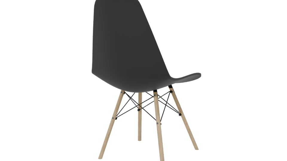 Stylish Modern Chair 3D Model - Professional 3D Model Render 6