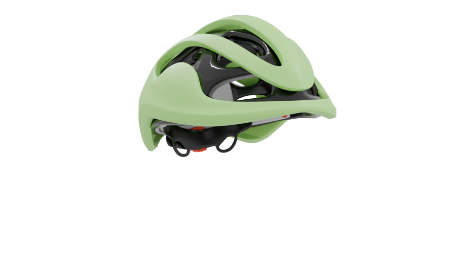 Stylish Bicycle Helmet 3D Model - Professional 3D Model Render 10