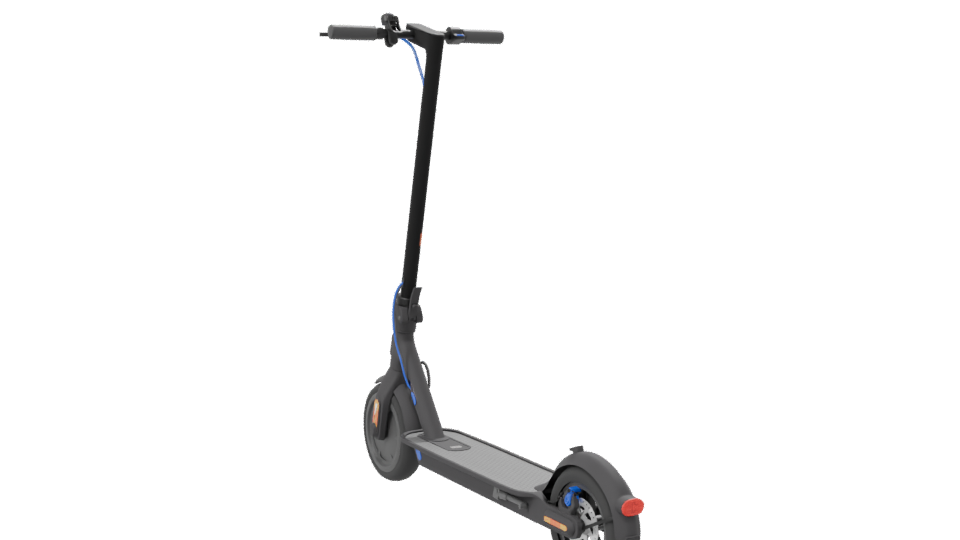 Sleek Urban Electric Scooter 3D Model - Professional 3D Model Render 7