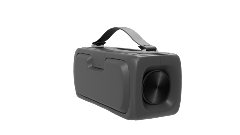 Stylish Portable Bluetooth Speaker 3D Model - Professional 3D Model Render 7