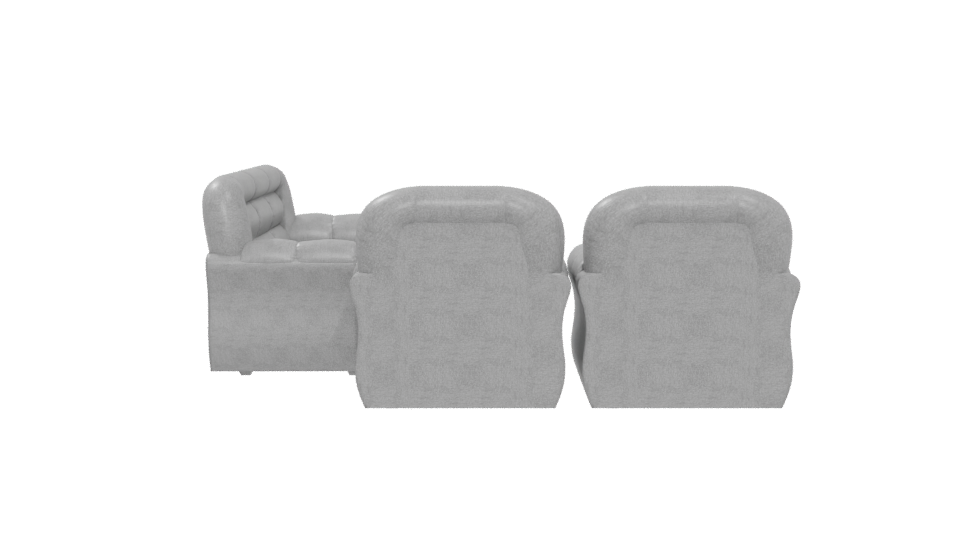 Contemporary Sofa Set 3D Model - Professional 3D Model Render 5