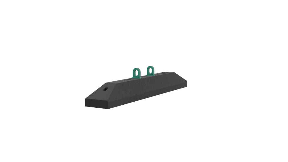 Minimalist Black Conference Table 3D - Professional 3D Model Render 9