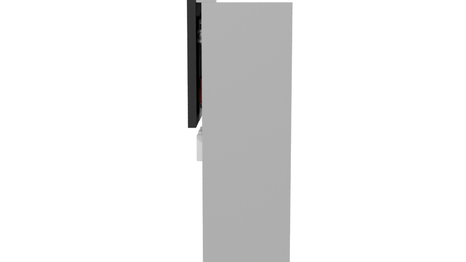 Sleek Modern Refrigerator 3D - Professional 3D Model Render 2