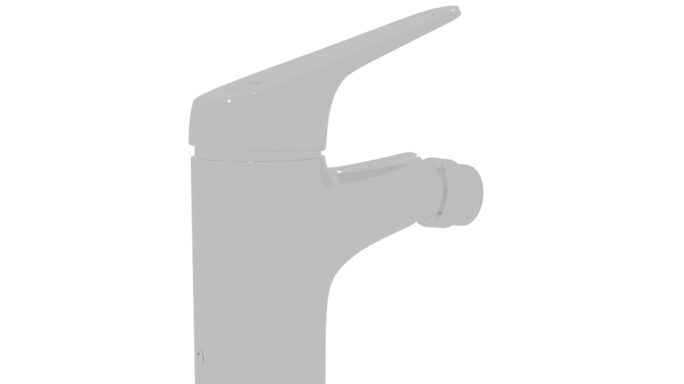 Sleek Modern Faucet 3D Model - Professional 3D Model Render 7