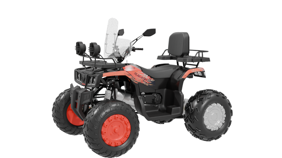 Stylized ATV Quad Bike Model - Professional 3D Model Render 4