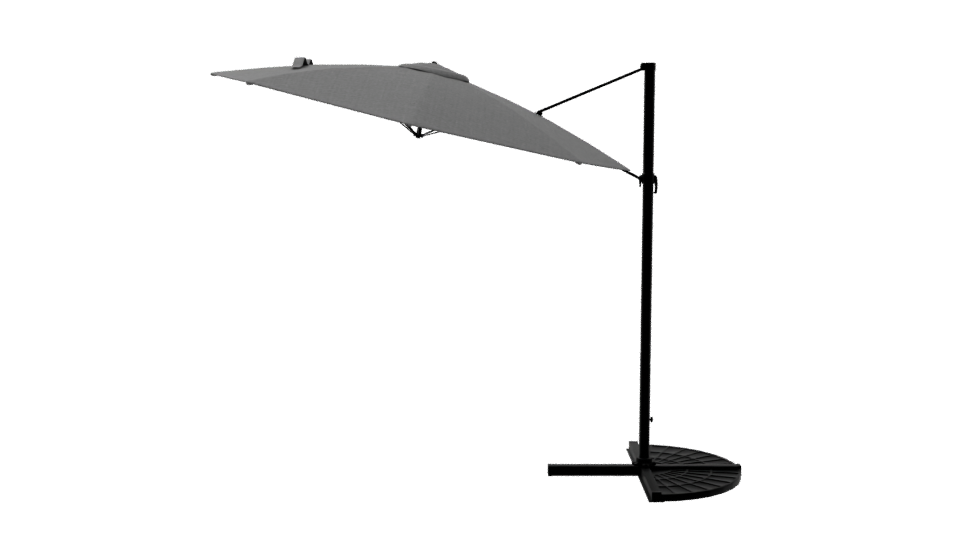 Stylish Outdoor Patio Umbrella 3D Model - Professional 3D Model Render 5