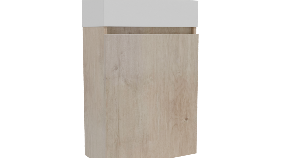 Minimalist Wooden Box Model - Professional 3D Model Render 10