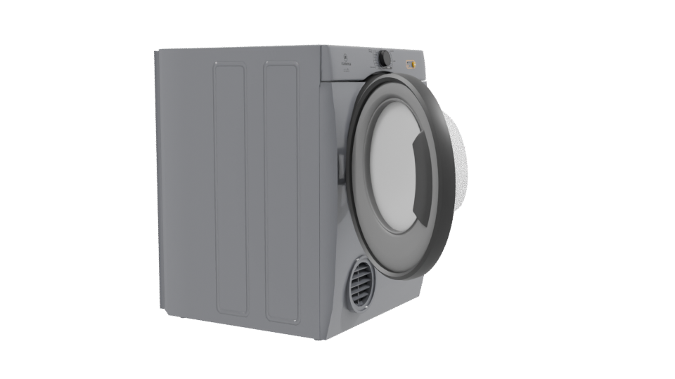 Modern Household Dryer 3D Model - Professional 3D Model Render 9