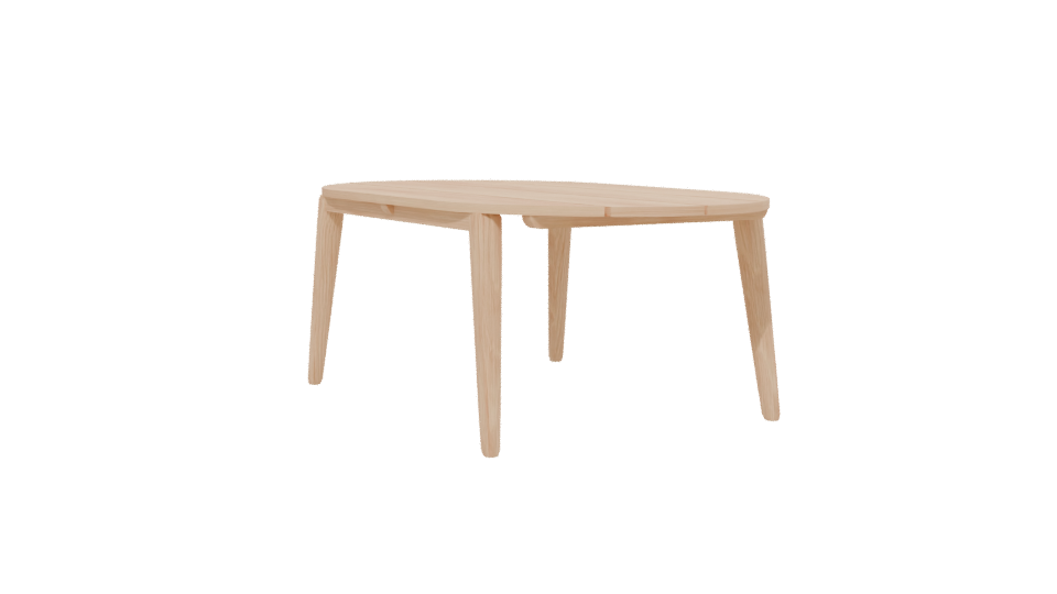 Bergen Acacia Coffee Table 3D - Professional 3D Model Render 13