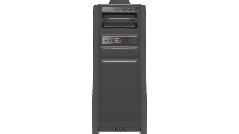 Sleek Black Cylindrical Model 3D - Professional 3D Model Render 5