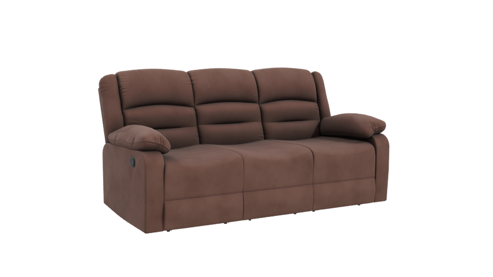 Stylish Brown Sofa 3D Model - Professional 3D Model Render 10