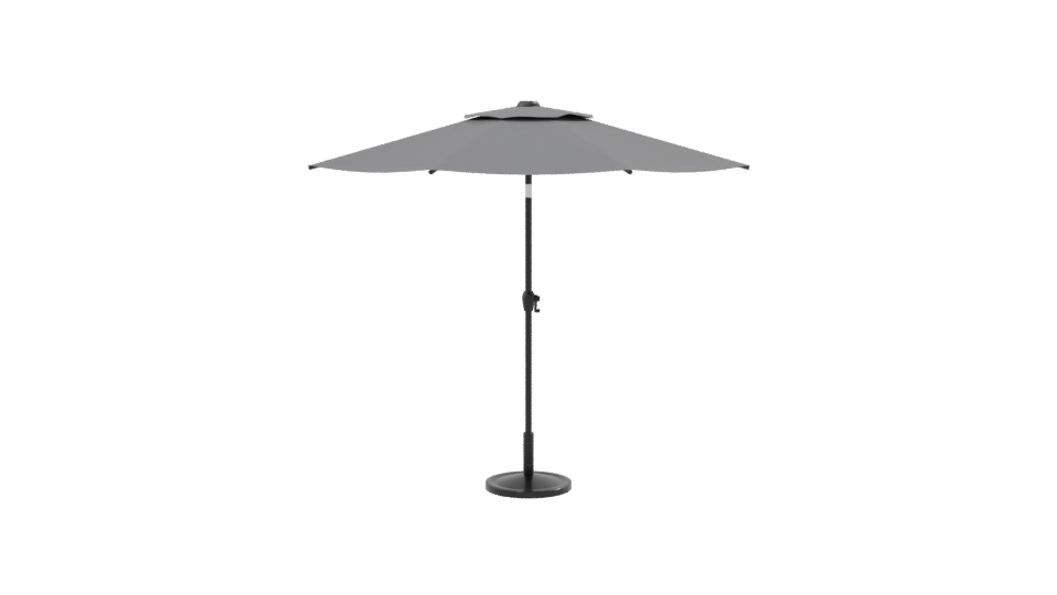 Stylish Outdoor Patio Umbrella 3D - Professional 3D Model Render 8