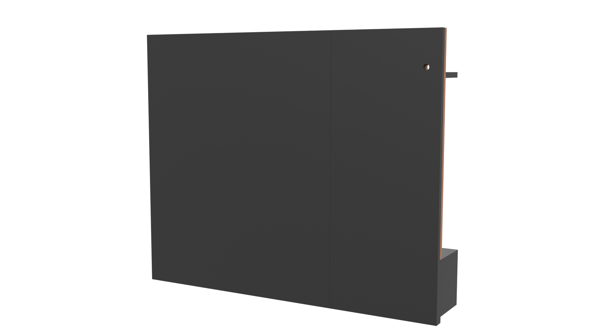 Modern Entertainment Center 3D - Professional 3D Model Render 6