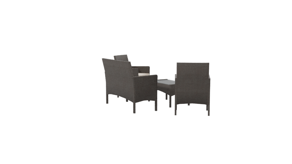 Modern Outdoor Furniture Set 3D - Professional 3D Model Render 7