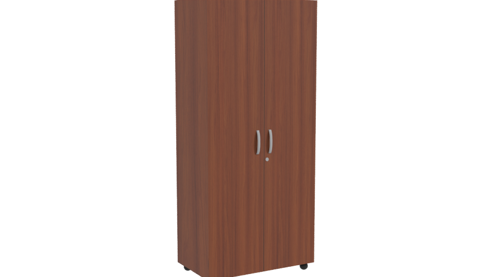 Stylish Wooden Storage Cabinet 3D - Professional 3D Model Render 10