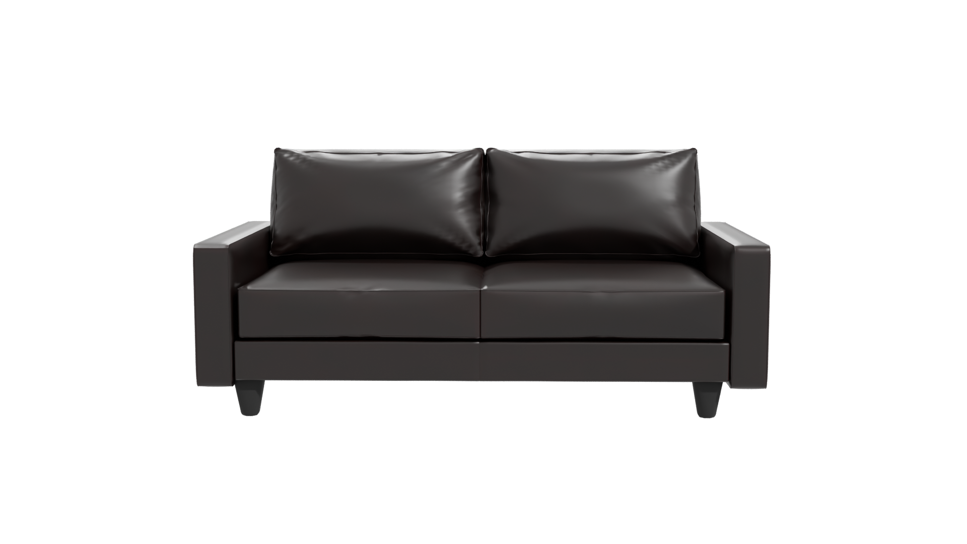 Modern Leather Sofa 3D Model - Professional 3D Model Render 11