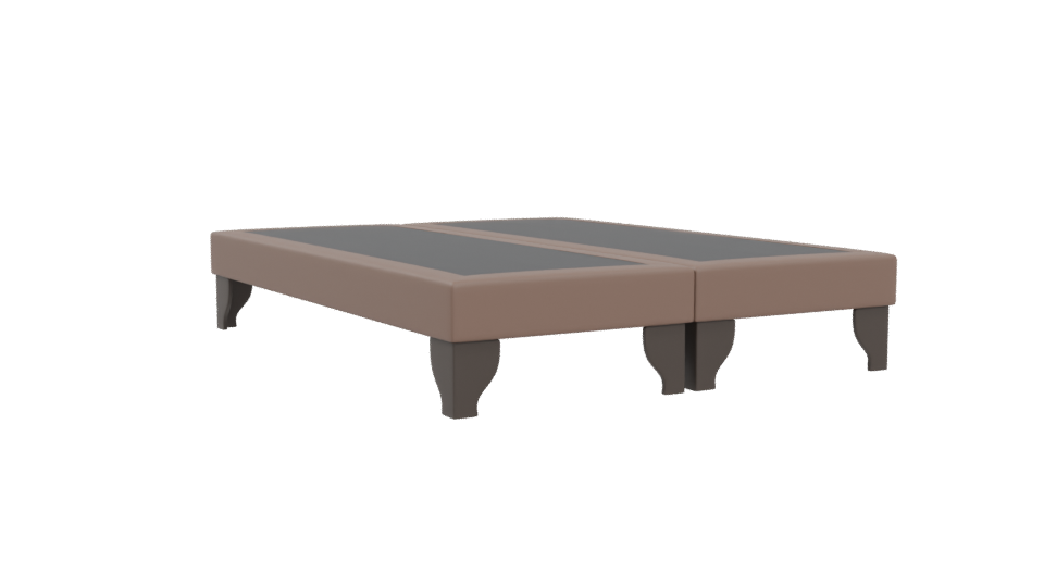 Stylized Wooden Coffee Table Model - Professional 3D Model Render 4