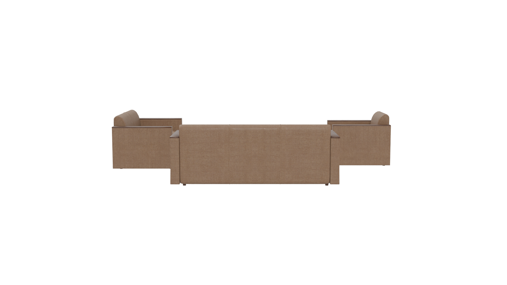 Contemporary Fabric Sofa Set 3D - Professional 3D Model Render 5