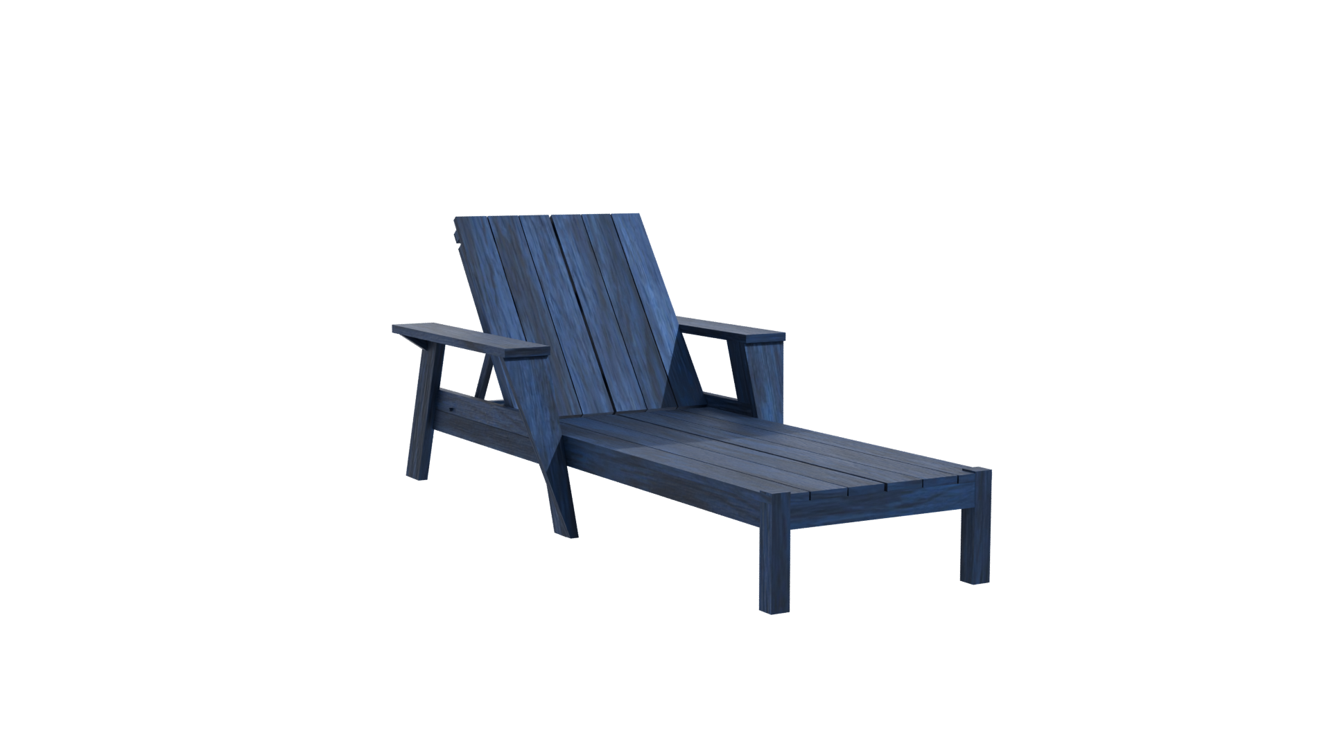 Stylish Outdoor Lounge Chair 3D - Professional 3D Model Render 10