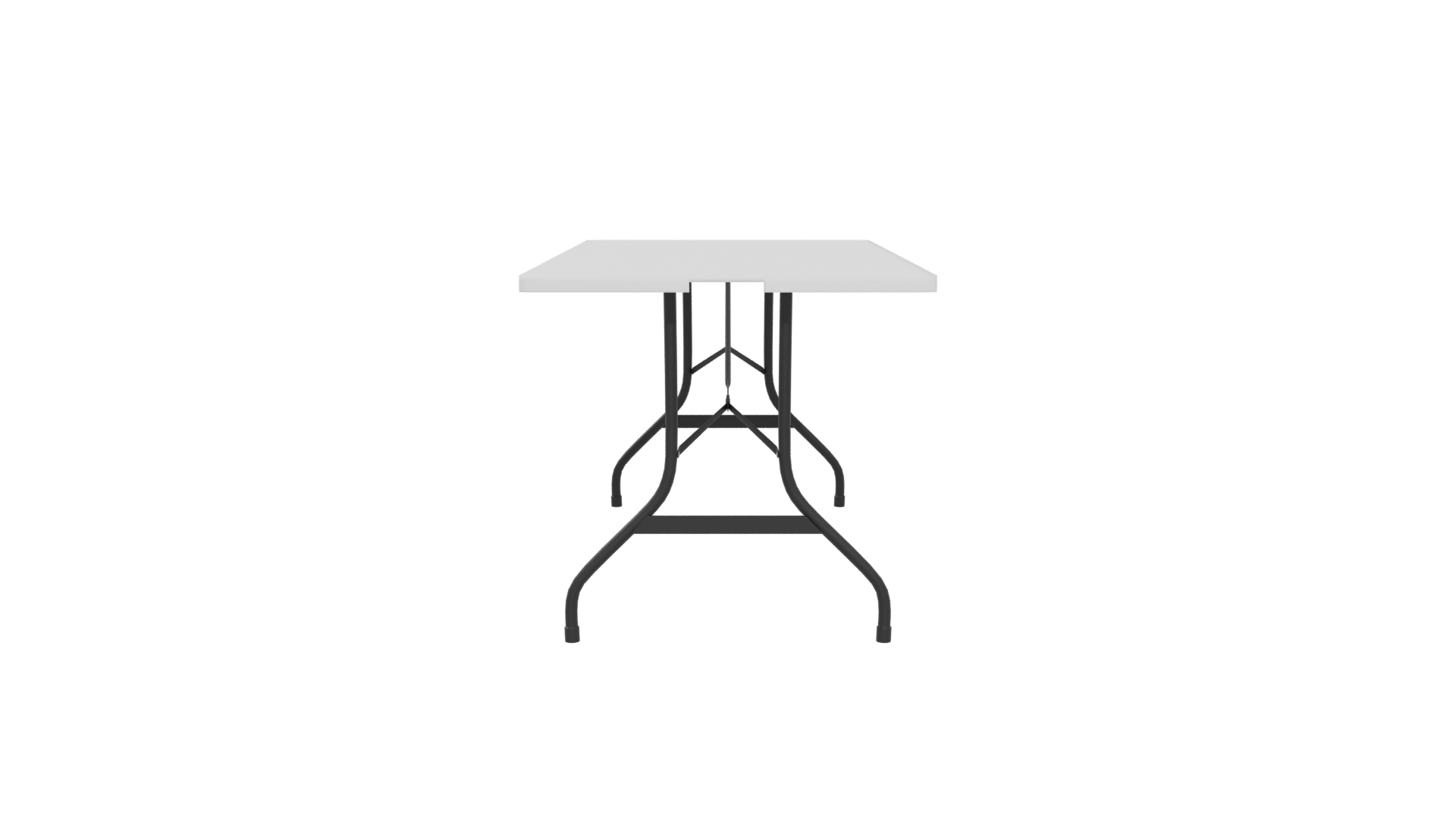 Minimalist Folding Table 3D Model - Professional 3D Model Render 5